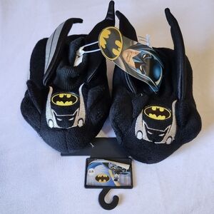 Black Batman Slippers for Kids size 9/10
